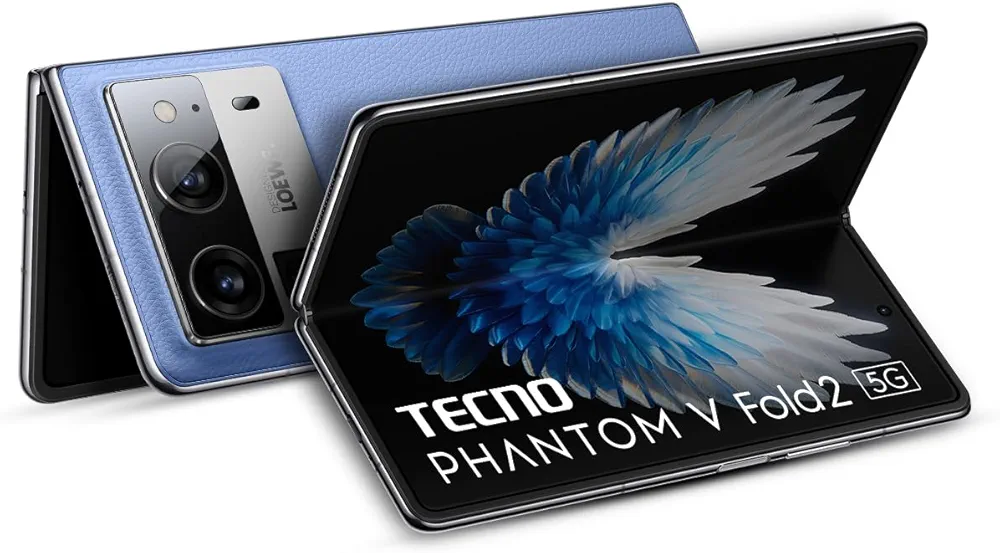 TECNO Phantom V Fold 2 (Rippling Blue, 12GB+512GB) | Strongest Fold Ever | Segment Largest Display